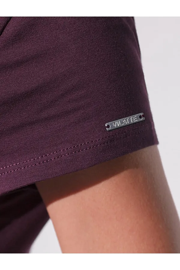 Футболка VILATTE, бургунди_рыба - фото 2