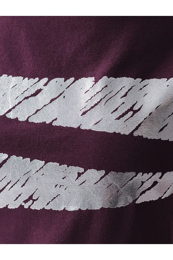 Футболка VILATTE, бургунди_штрихи - фото 2