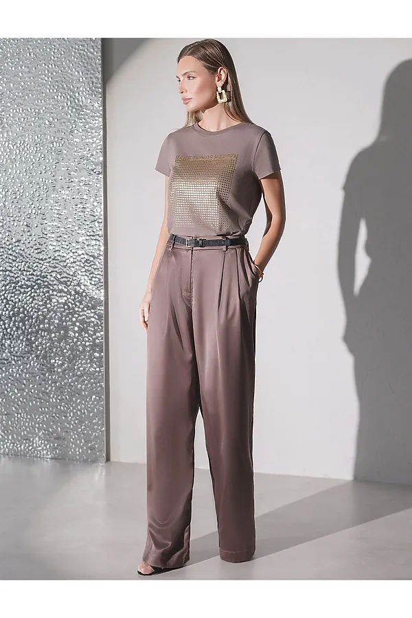 Футболка VILATTE, кофейный_things - фото 2