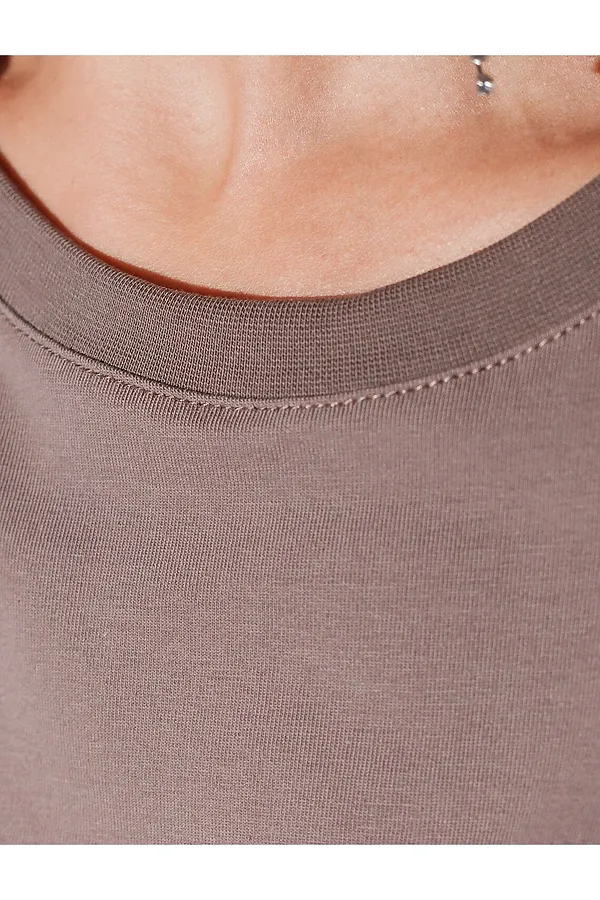 Футболка VILATTE, кофейный_блестки - фото 2