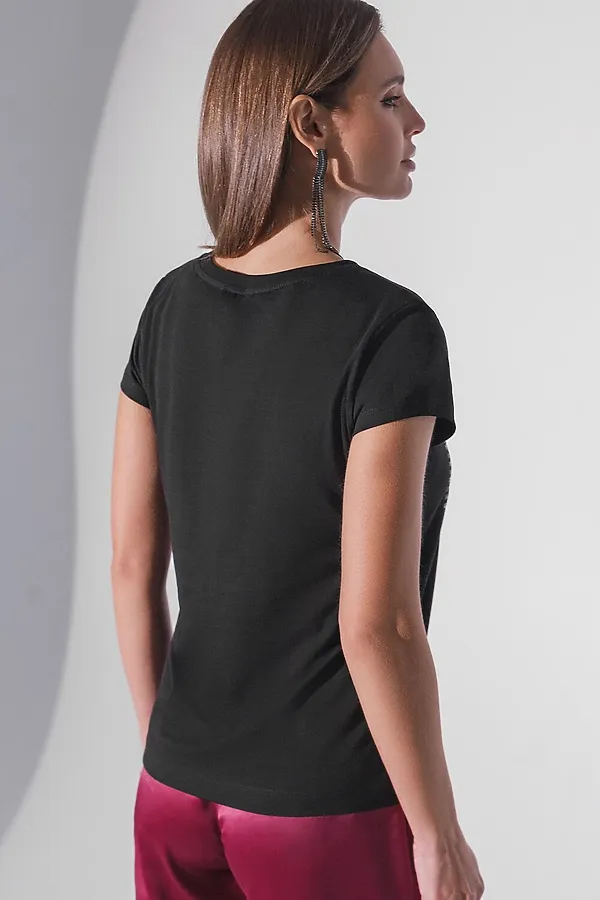 Футболка VILATTE, черный_shiny stripes - фото 2