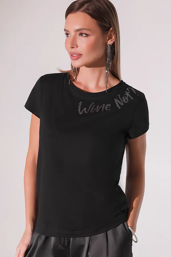 Футболка VILATTE, черный_wine_not - фото 2