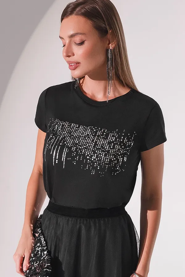 Футболка VILATTE, черный_дождь - фото 2