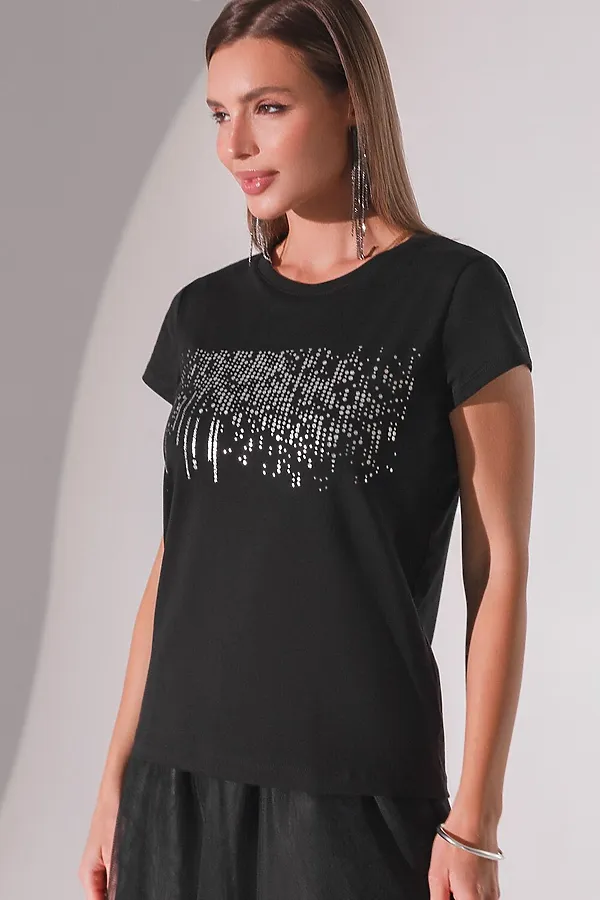 Футболка VILATTE, черный_дождь - фото 2