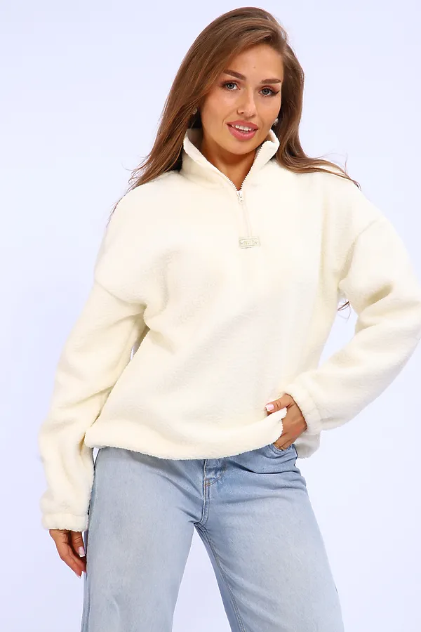 Толстовка плюшевая 001 НАТАЛИ, экрю - фото 2