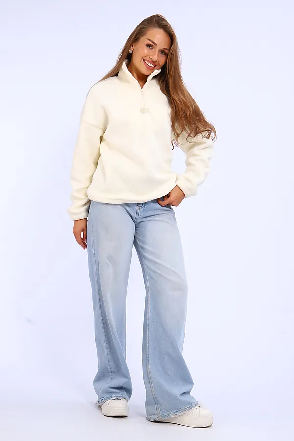 Толстовка плюшевая 001 НАТАЛИ, экрю - фото 2