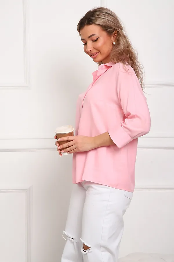 Рубашка 1097 НАТАЛИ, розовый - фото 2