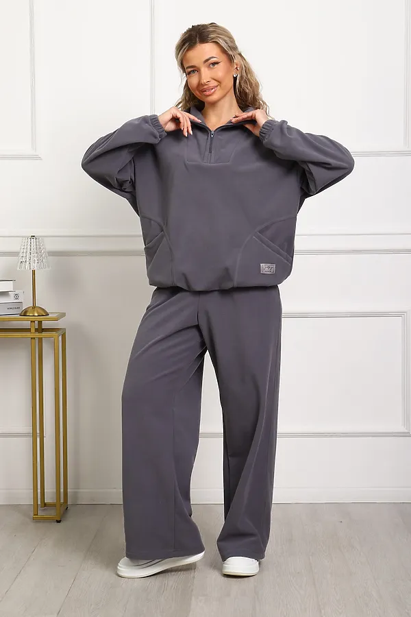 Костюм с брюками 1093 НАТАЛИ, серый - фото 2