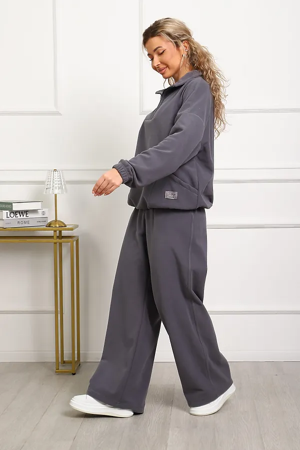 Костюм с брюками 1093 НАТАЛИ, серый - фото 2