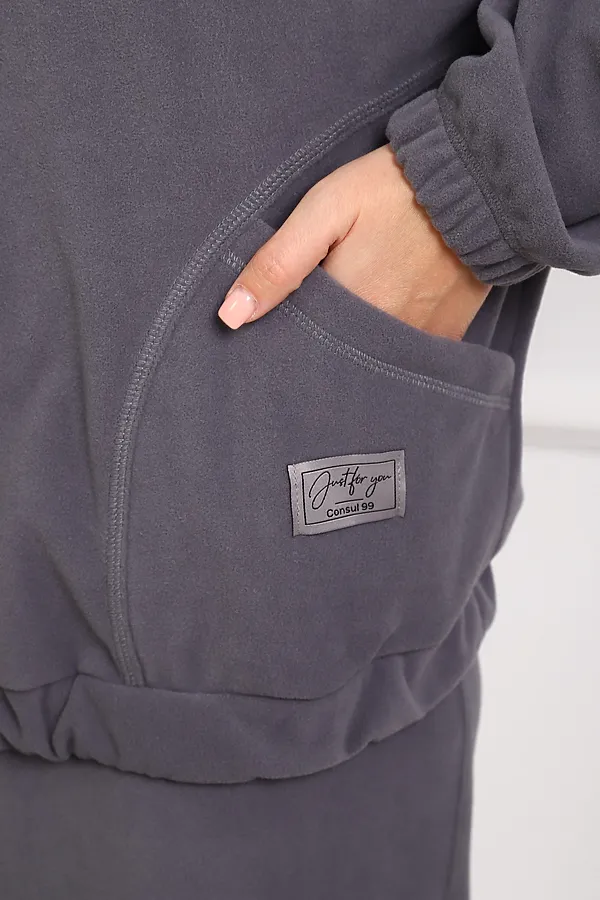 Костюм с брюками 1093 НАТАЛИ, серый - фото 2