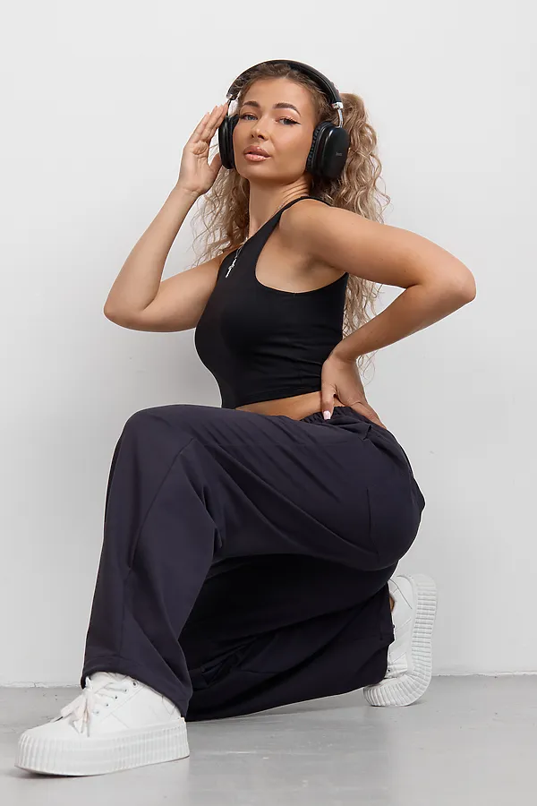 Брюки 36976 НАТАЛИ, графит - фото 2