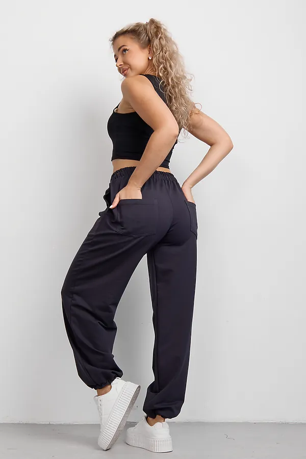 Брюки 36976 НАТАЛИ, графит - фото 2