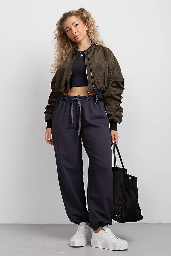 Брюки 36976 НАТАЛИ, графит - фото 2