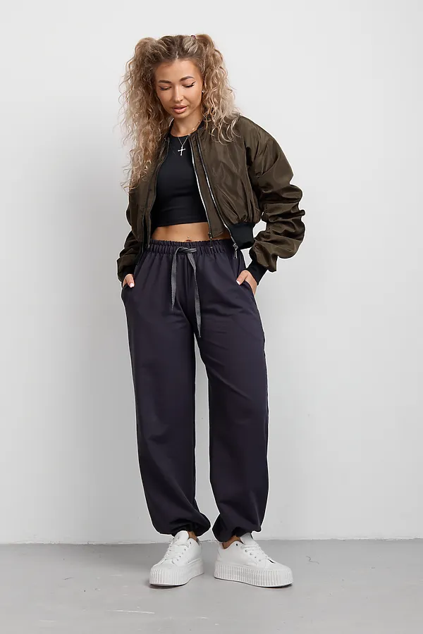 Брюки 36976 НАТАЛИ, графит - фото 2