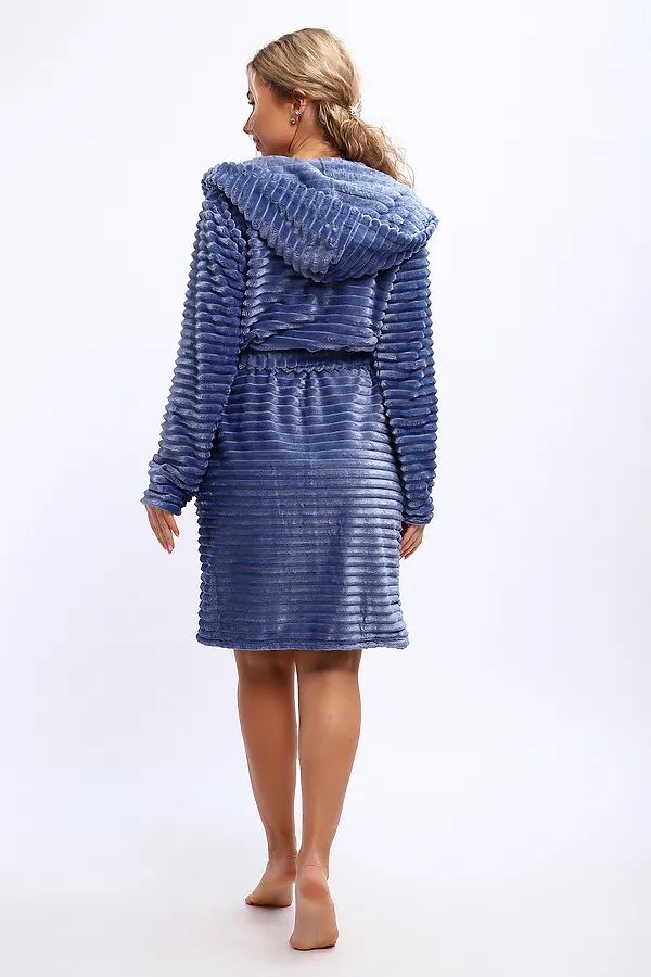 Халат 18107 НАТАЛИ, небесно-синий - фото 2