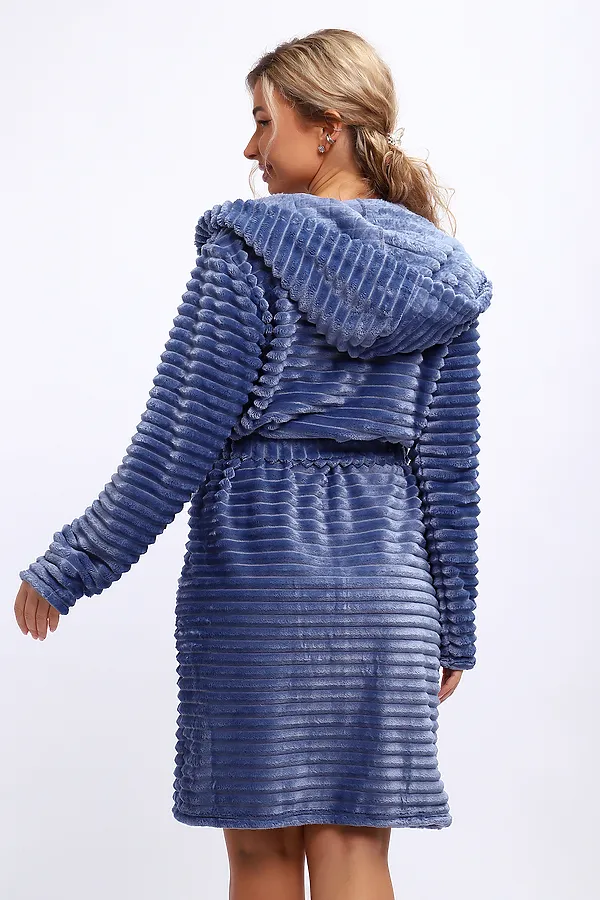 Халат 18107 НАТАЛИ, небесно-синий - фото 2