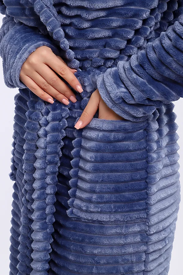 Халат 18107 НАТАЛИ, небесно-синий - фото 2