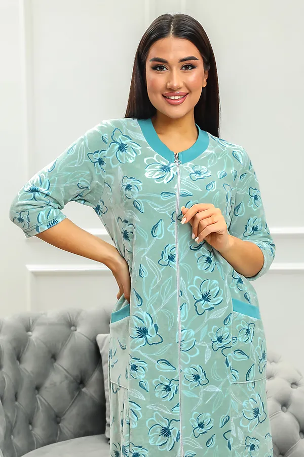 Халат 012 НАТАЛИ, оливковый - фото 2