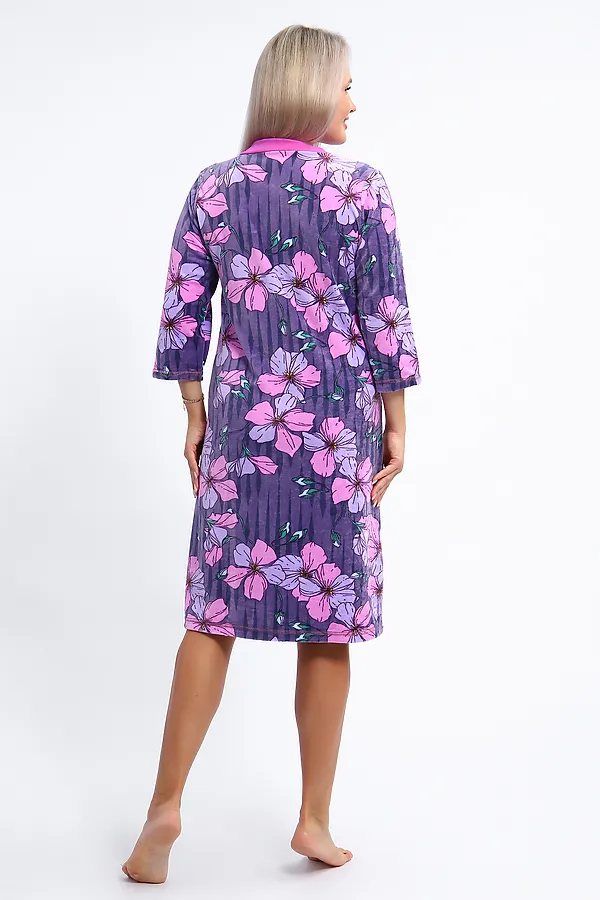 Халат 012 НАТАЛИ, сиреневый - фото 2