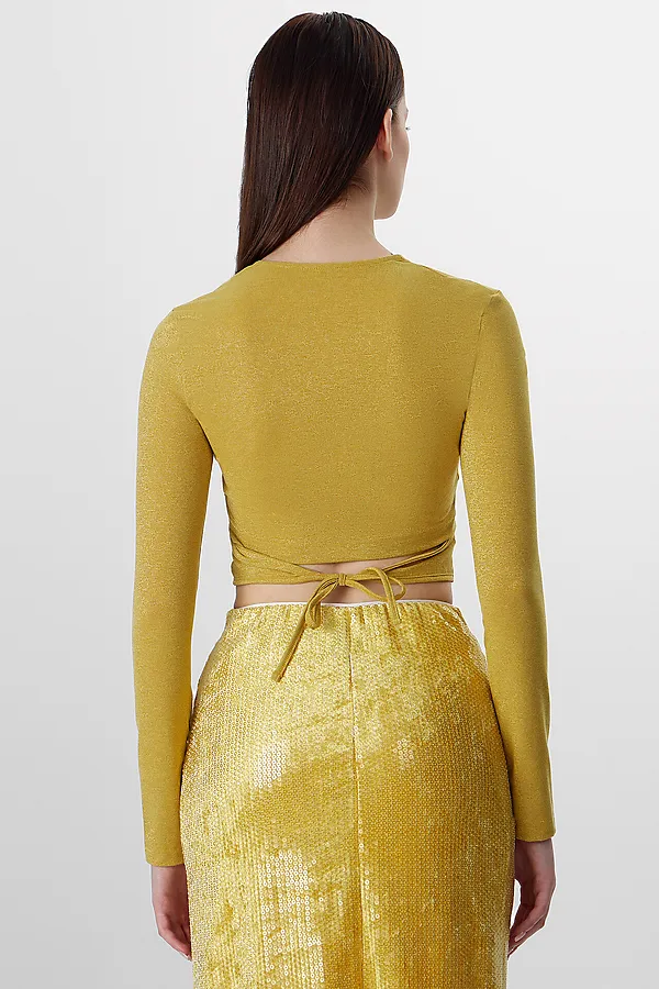 Джемпер MARK FORMELLE, сотерн с люрексом золото - фото 2
