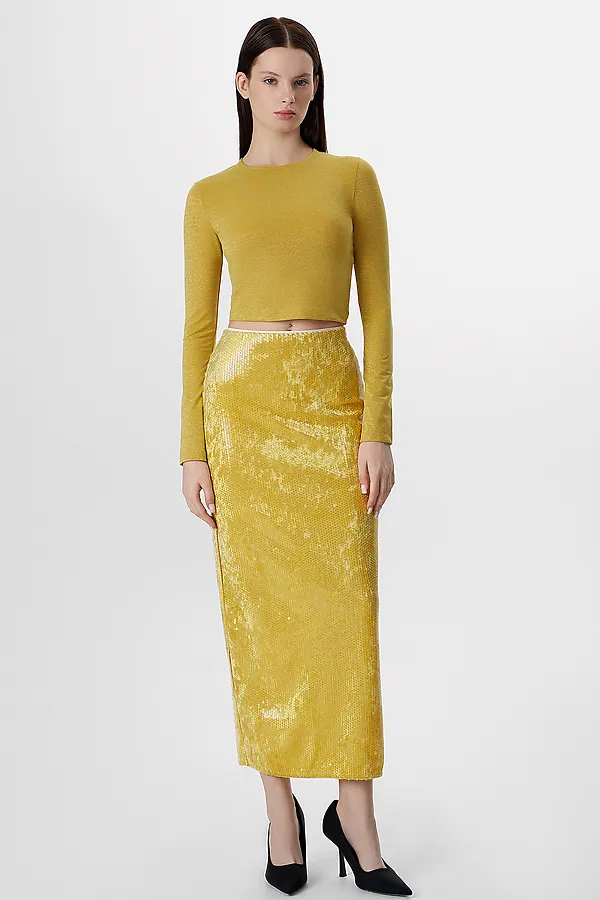 Джемпер MARK FORMELLE, сотерн с люрексом золото - фото 2