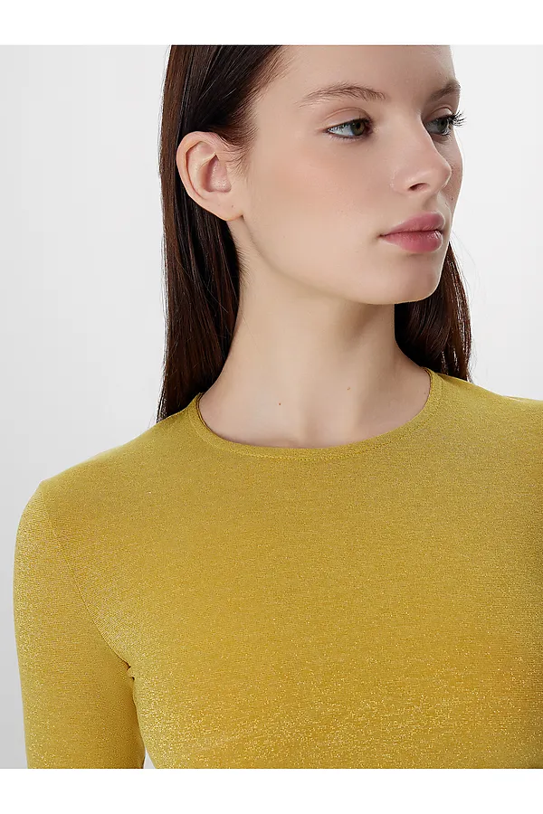 Джемпер MARK FORMELLE, сотерн с люрексом золото - фото 2