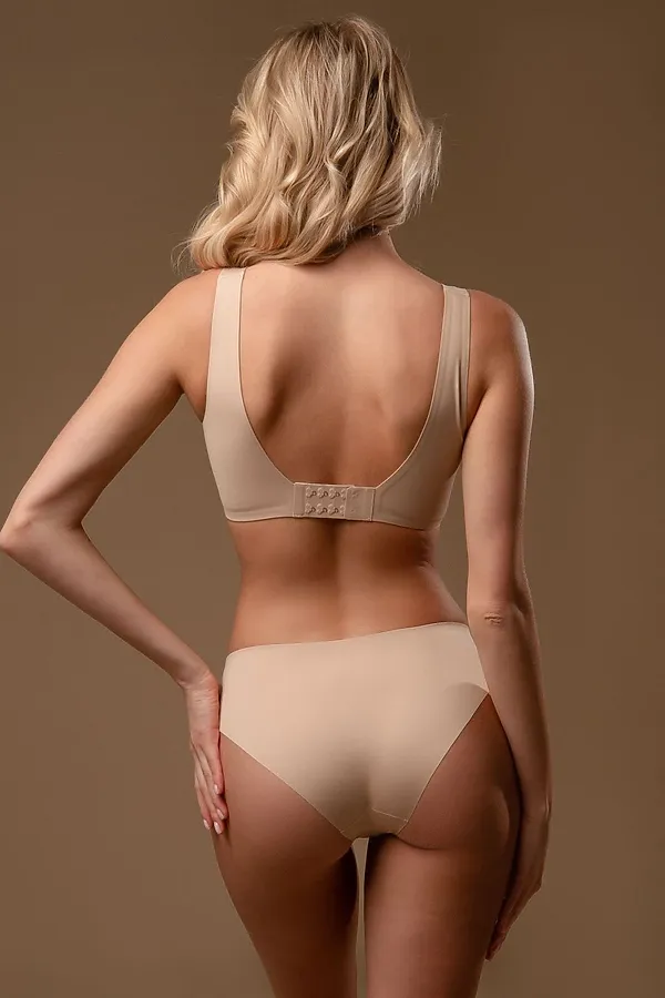 Комплект (Бюстгальтер+Трусы) INDEFINI, бежевый - фото 2