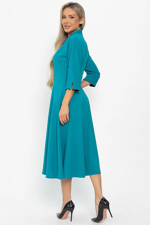 Платье LADY TAIGA, бирюзовое - фото 2