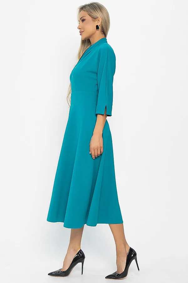 Платье LADY TAIGA, бирюзовое - фото 2