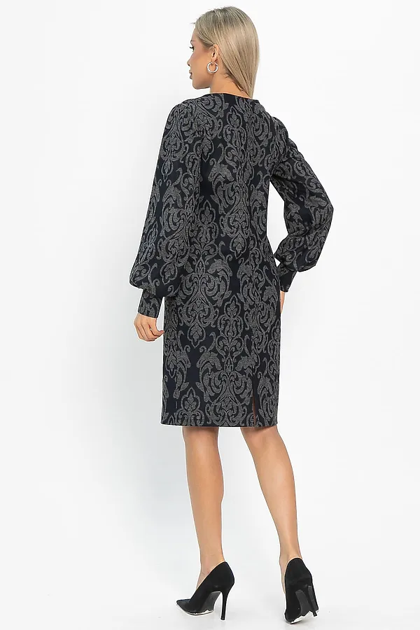 Платье LADY TAIGA, серо-синее - фото 2