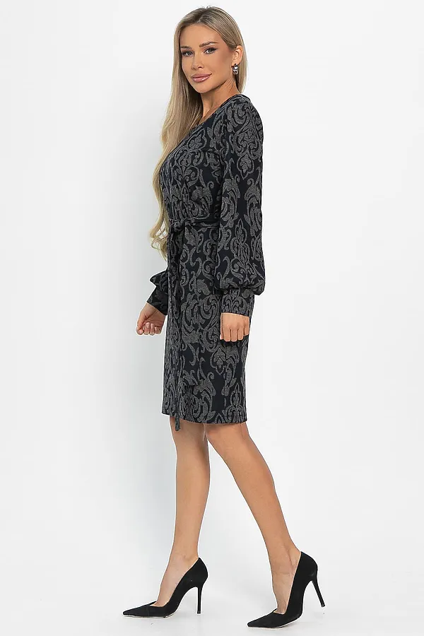 Платье LADY TAIGA, серо-синее - фото 2