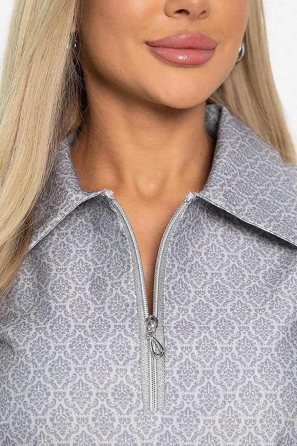 Платье LADY TAIGA, светло-серое - фото 2