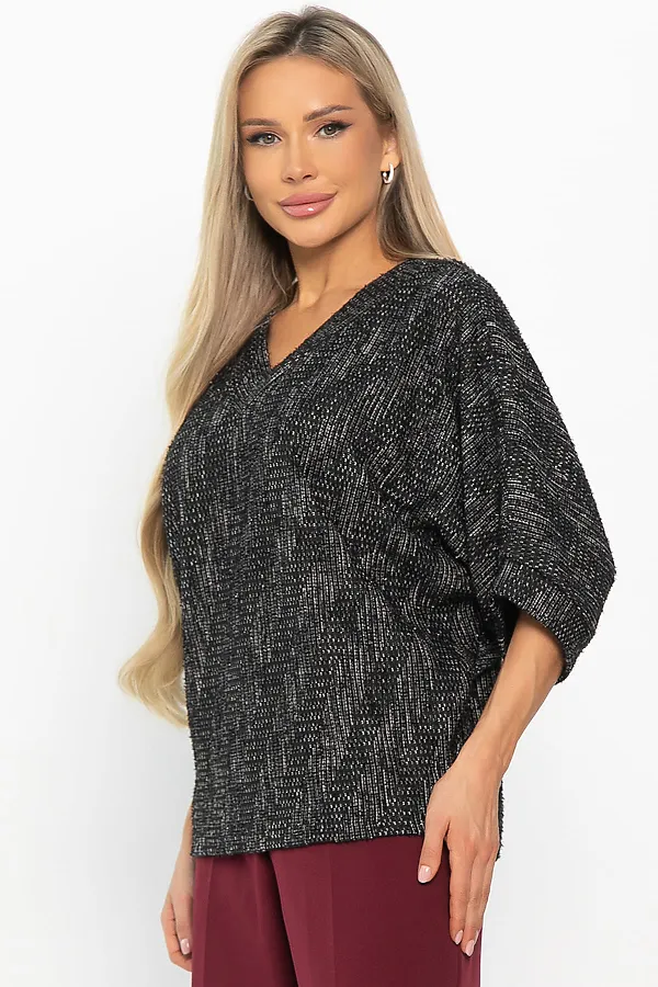 Джемпер LADY TAIGA, черный - фото 2