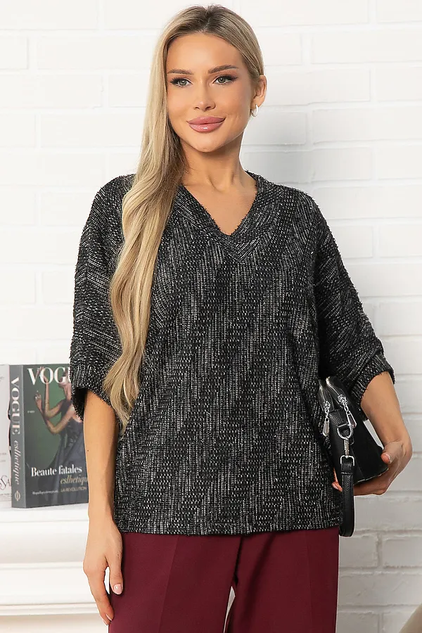 Джемпер LADY TAIGA, черный - фото 2