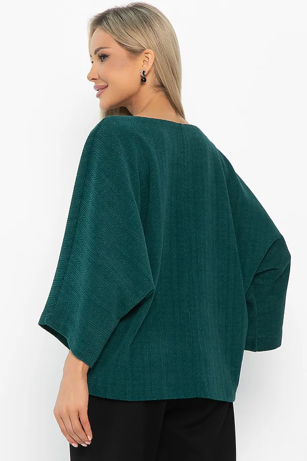 Блуза LADY TAIGA, изумруд - фото 2
