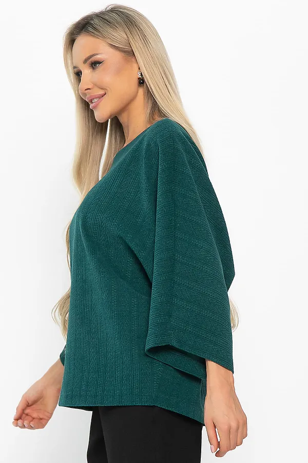 Блуза LADY TAIGA, изумруд - фото 2