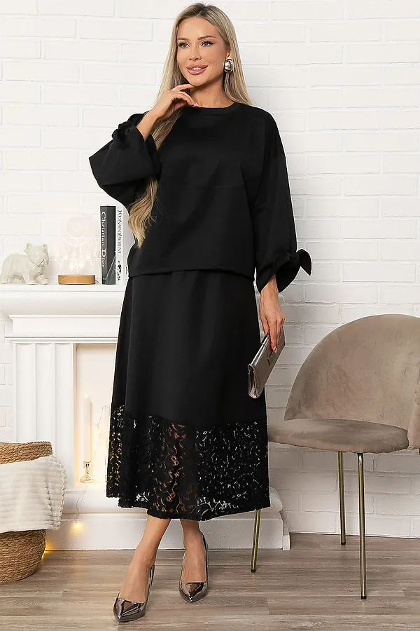 Юбка LADY TAIGA, черная - фото 2