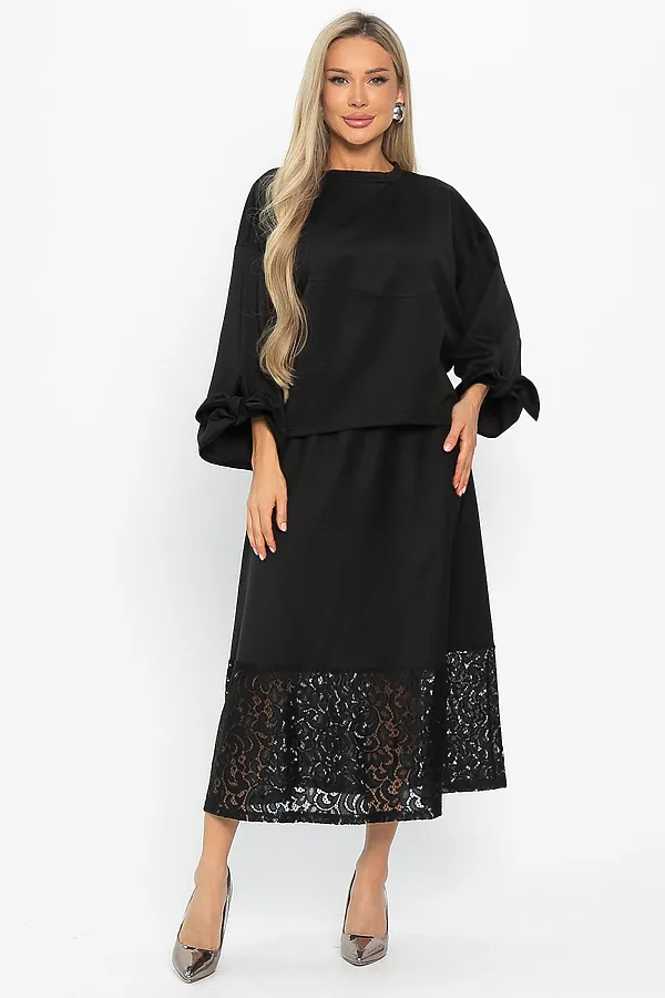 Юбка LADY TAIGA, черная - фото 2