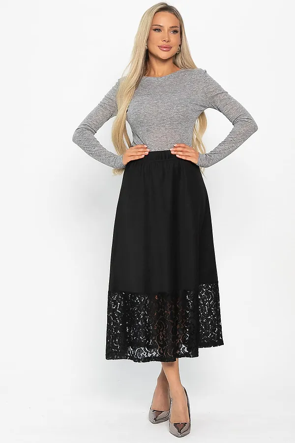 Юбка LADY TAIGA, черная - фото 2