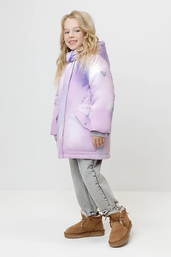 Куртка CROCKID, розовый фламинго, спрей - фото 2