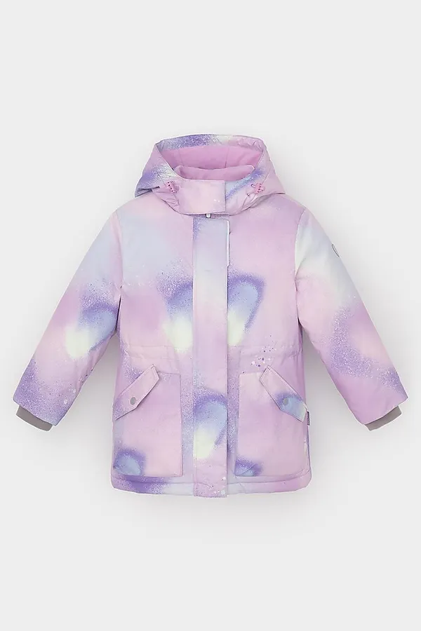 Куртка CROCKID, розовый фламинго, спрей - фото 2