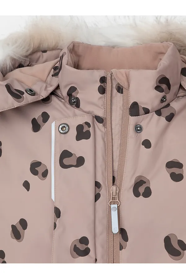 Куртка CROCKID, кофе с молоком, леопард - фото 2