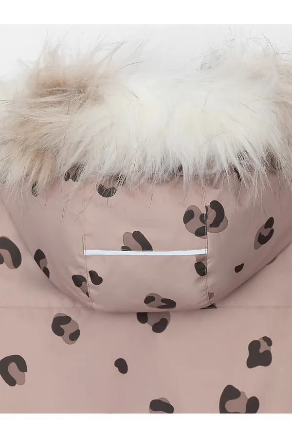 Куртка CROCKID, кофе с молоком, леопард - фото 2