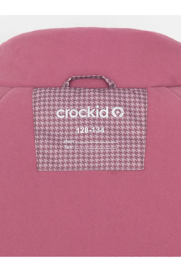 Куртка CROCKID, розовый рассвет, маленькая гусиная лапка - фото 2