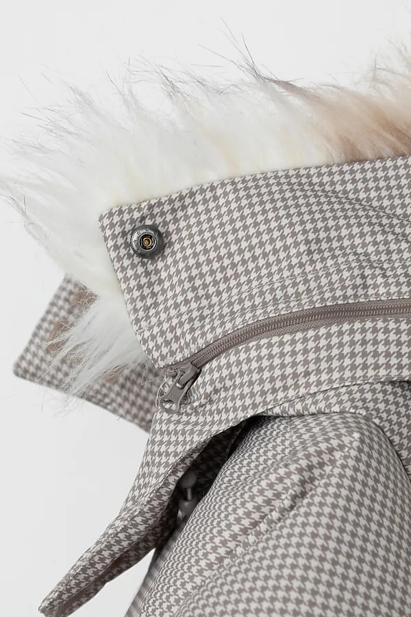 Куртка CROCKID, матовый беж, маленькая гусиная лапка - фото 2