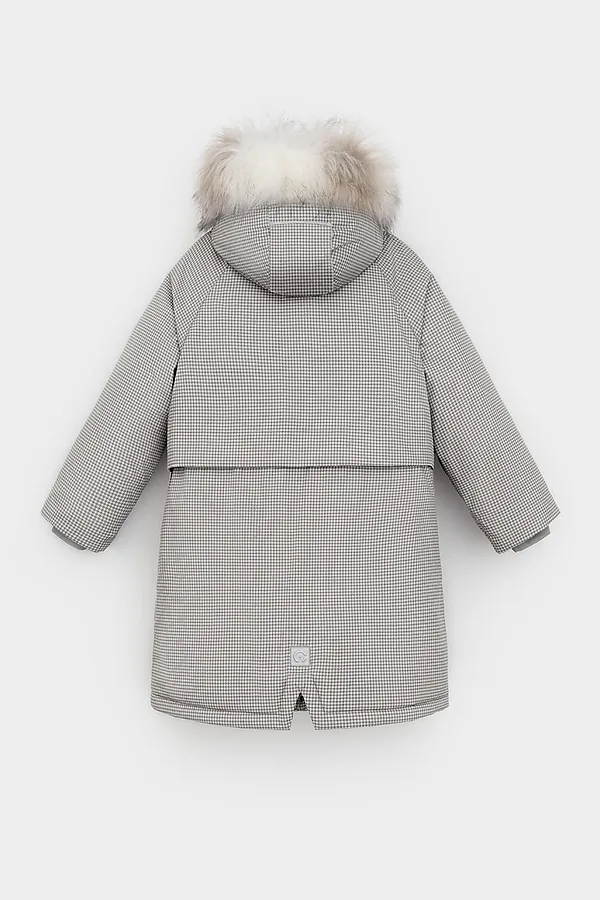 Куртка CROCKID, матовый беж, маленькая гусиная лапка - фото 2