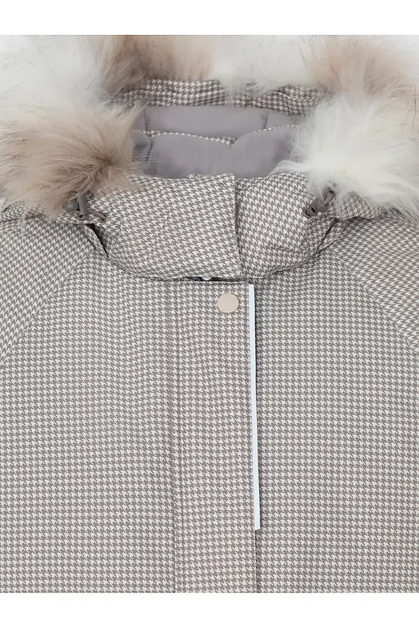 Куртка CROCKID, матовый беж, маленькая гусиная лапка - фото 2