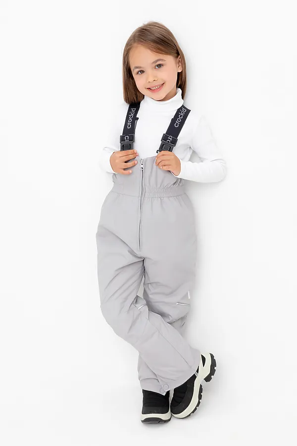 Полукомбинезон CROCKID, светло-серый - фото 2