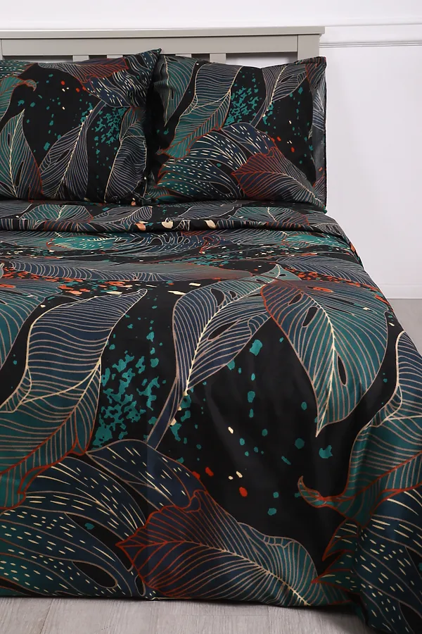 КПБ Черное Зеленое полисатин НАТАЛИ, в ассортименте - фото 2