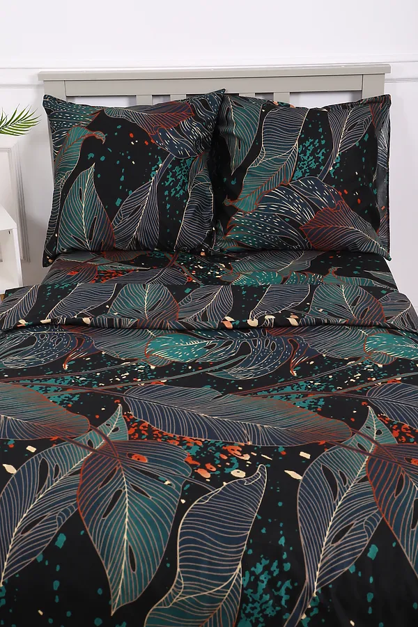 КПБ Черное Зеленое полисатин НАТАЛИ, в ассортименте - фото 2